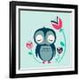 Baby Owl-null-Framed Giclee Print