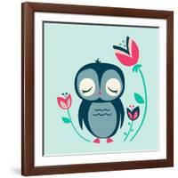 Baby Owl-null-Framed Giclee Print