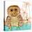 Baby Owl-Wyanne-Stretched Canvas