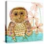 Baby Owl-Wyanne-Stretched Canvas