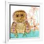 Baby Owl-Wyanne-Framed Giclee Print