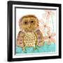 Baby Owl-Wyanne-Framed Giclee Print