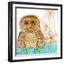 Baby Owl-Wyanne-Framed Premium Giclee Print