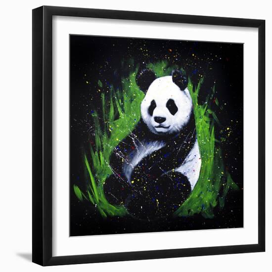 Baby Panda-null-Framed Art Print