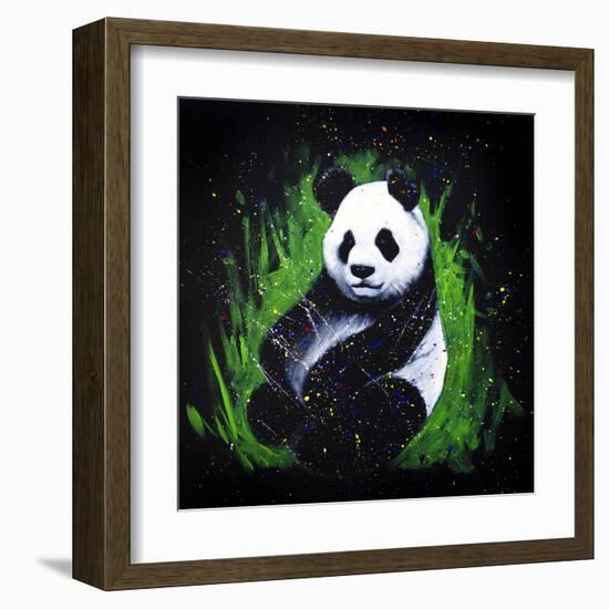 Baby Panda-null-Framed Art Print