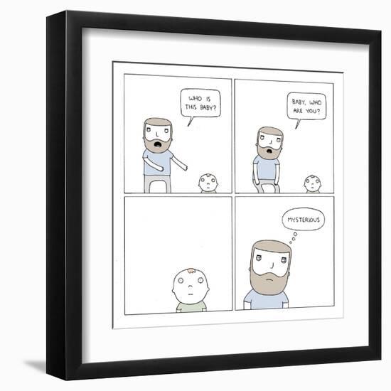 Baby Part 1-Reza Farazmand-Framed Art Print