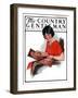 "Baby Photos," Country Gentleman Cover, December 6, 1924-Sam Brown-Framed Giclee Print