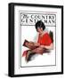 "Baby Photos," Country Gentleman Cover, December 6, 1924-Sam Brown-Framed Giclee Print