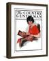 "Baby Photos," Country Gentleman Cover, December 6, 1924-Sam Brown-Framed Premium Giclee Print