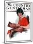 "Baby Photos," Country Gentleman Cover, December 6, 1924-Sam Brown-Mounted Premium Giclee Print