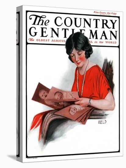 "Baby Photos," Country Gentleman Cover, December 6, 1924-Sam Brown-Stretched Canvas