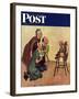 "Baby Picture," Saturday Evening Post Cover, February 19, 1949-Jack Welch-Framed Giclee Print