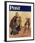 "Baby Picture," Saturday Evening Post Cover, February 19, 1949-Jack Welch-Framed Giclee Print