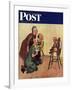 "Baby Picture," Saturday Evening Post Cover, February 19, 1949-Jack Welch-Framed Giclee Print