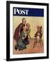 "Baby Picture," Saturday Evening Post Cover, February 19, 1949-Jack Welch-Framed Giclee Print