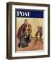 "Baby Picture," Saturday Evening Post Cover, February 19, 1949-Jack Welch-Framed Giclee Print