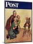 "Baby Picture," Saturday Evening Post Cover, February 19, 1949-Jack Welch-Mounted Giclee Print