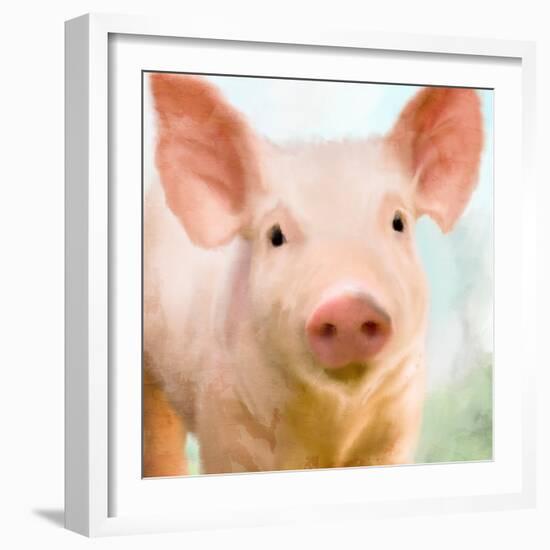 Baby Pig-Kimberly Allen-Framed Art Print