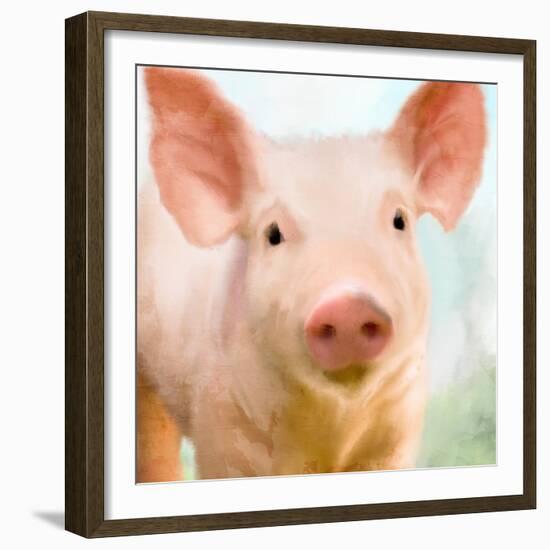 Baby Pig-Kimberly Allen-Framed Premium Giclee Print