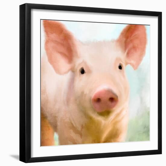 Baby Pig-Kimberly Allen-Framed Premium Giclee Print