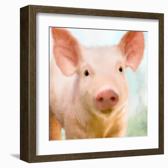 Baby Pig-Kimberly Allen-Framed Art Print