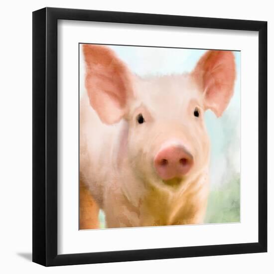 Baby Pig-Kimberly Allen-Framed Art Print