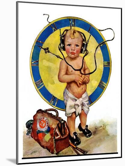"Baby Pilot,"January 28, 1928-Ellen Pyle-Mounted Giclee Print