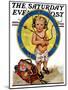 "Baby Pilot," Saturday Evening Post Cover, January 28, 1928-Ellen Pyle-Mounted Giclee Print
