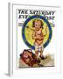 "Baby Pilot," Saturday Evening Post Cover, January 28, 1928-Ellen Pyle-Framed Giclee Print