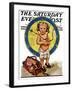 "Baby Pilot," Saturday Evening Post Cover, January 28, 1928-Ellen Pyle-Framed Giclee Print