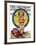 "Baby Pilot," Saturday Evening Post Cover, January 28, 1928-Ellen Pyle-Framed Giclee Print