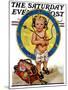 "Baby Pilot," Saturday Evening Post Cover, January 28, 1928-Ellen Pyle-Mounted Giclee Print