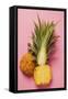 Baby Pineapple, Halved-Foodcollection-Framed Stretched Canvas