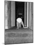 Baby Playing in Hallway-Philip Gendreau-Mounted Photographic Print