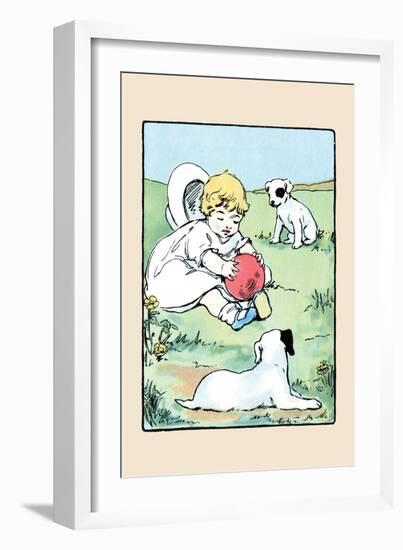 Baby Plays All the Time-Julia Dyar Hardy-Framed Art Print