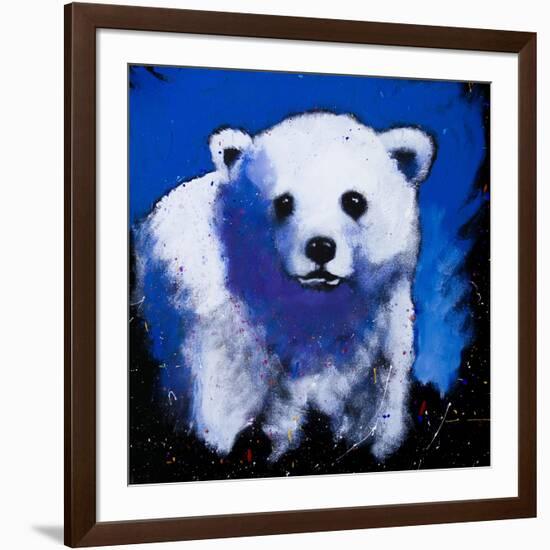 Baby Polar Bear-null-Framed Art Print