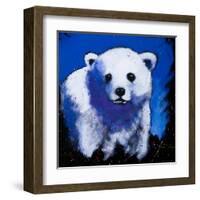 Baby Polar Bear-null-Framed Art Print