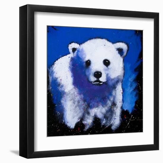 Baby Polar Bear-null-Framed Art Print