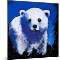 Baby Polar Bear-null-Mounted Art Print