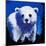 Baby Polar Bear-null-Mounted Art Print