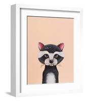 Baby Raccoon-Lucia Stewart-Framed Art Print