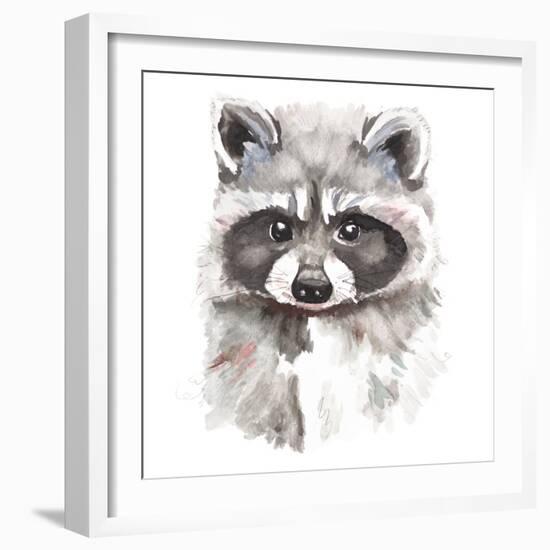 Baby Raccoon-Patricia Pinto-Framed Art Print