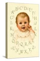 Baby's Alphabet-Ida Waugh-Stretched Canvas