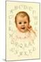 Baby's Alphabet-Ida Waugh-Mounted Art Print