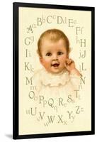 Baby's Alphabet-Ida Waugh-Framed Art Print