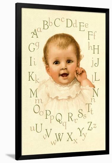 Baby's Alphabet-Ida Waugh-Framed Art Print