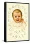 Baby's Alphabet-Ida Waugh-Framed Stretched Canvas