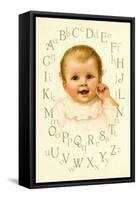 Baby's Alphabet-Ida Waugh-Framed Stretched Canvas