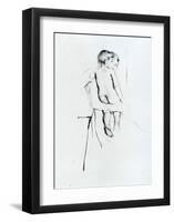 Baby's Back-Mary Cassatt-Framed Giclee Print