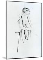 Baby's Back-Mary Cassatt-Mounted Giclee Print